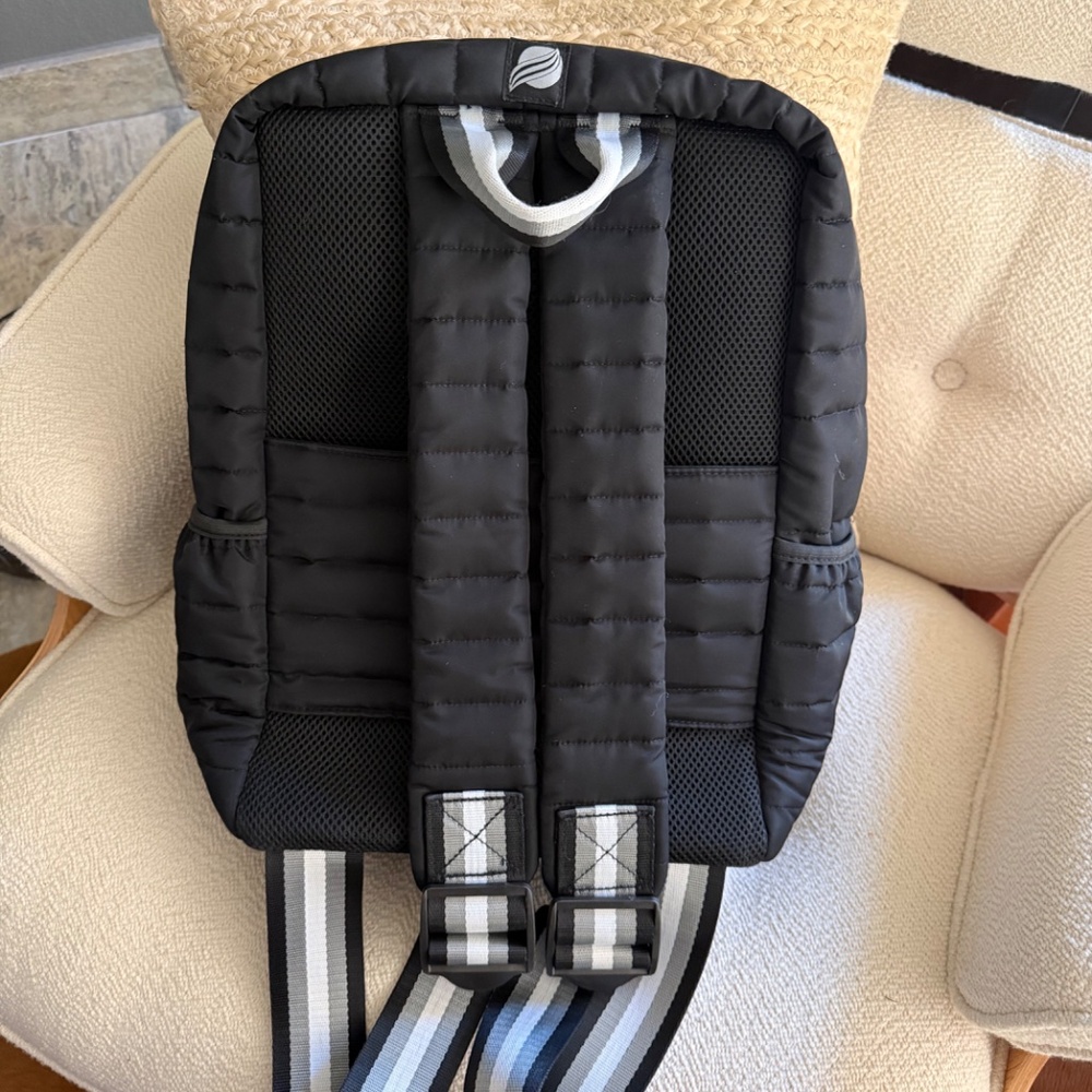 Think Royln Black Quilted Backpack - Picture 2 of 4